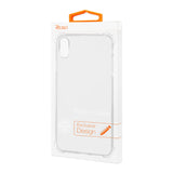 Reiko iPhone XS Max Clear Bumper Case with Air Cushion Protection in Clear | MaxStrata