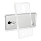 Reiko LG Aristo/ Fortune/ Phoenix 3 Clear Bumper Case with Air Cushion Protection in Clear | MaxStrata