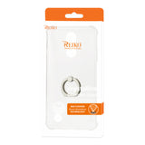 Reiko LG Aristo/ Fortune/ Phoenix 3 Transparent Air Cushion Protector Bumper Case with Ring Holder in Clear | MaxStrata