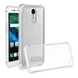 Reiko LG Fortune/ Phoenix 3/ Aristo Clear Bumper Case with Air Cushion Protection in Clear | MaxStrata