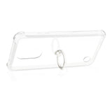 Reiko LG Fortune/ Phoenix 3/ Aristo Transparent Air Cushion Protector Bumper Case with Ring Holder in Clear | MaxStrata