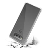 Reiko LG V20 5.7 Inches Clear Bumper Case with Air Cushion Protection in Clear | MaxStrata