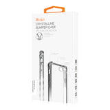 Reiko Motorola Moto E4 Active Clear Bumper Case with Air Cushion Protection in Clear Navy | MaxStrata