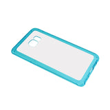 Reiko Samsung Galaxy S6 Edge Plus Clear Bumper Case with Air Cushion Protection in Clear Navy | MaxStrata