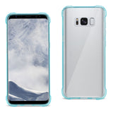 Reiko Samsung Galaxy S8 Edge /S8+ /S8+/ S8 Plus Clear Bumper Case with Air Cushion Protection in Clear Navy | MaxStrata