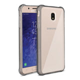 Reiko Samsung J7 (2018) Clear Bumper Case with Air Cushion Protection in Clear Black | MaxStrata