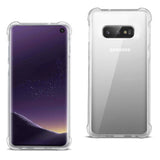 Reiko Samsung Galaxy S10 Lite (S10E) Clear Bumper Case with Air Cushion Protection | MaxStrata