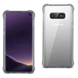 Reiko Samsung Galaxy S10 Lite (S10E) Clear Bumper Case with Air Cushion Protection in Clear Black | MaxStrata