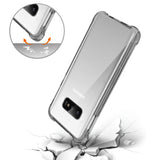 Reiko Samsung Galaxy S10 Lite (S10E) Clear Bumper Case with Air Cushion Protection in Clear Black | MaxStrata