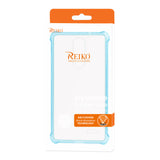 Reiko ZTE Grand X4 Clear Bumper Case with Air Cushion Protection in Clear Navy | MaxStrata