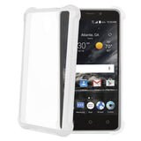 Reiko ZTE Maven 2/ Chapel (Z831) Clear Bumper Case with Air Cushion Protection in Clear | MaxStrata