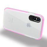 Reiko iPhone X/iPhone XS Soft Transparent TPU Case in Clear Pink | MaxStrata