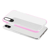 Reiko iPhone X/iPhone XS Soft Transparent TPU Case in Clear Pink | MaxStrata