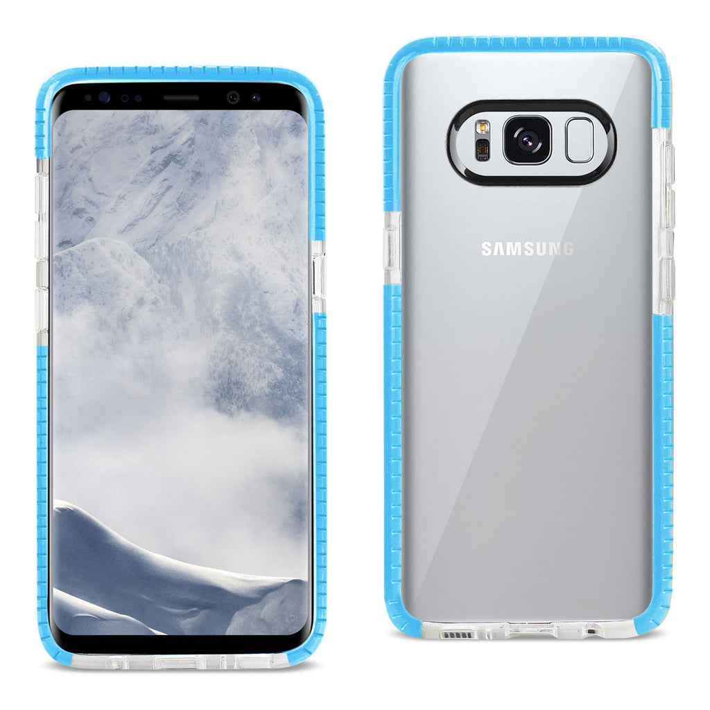Reiko Samsung Galaxy S8 Edge /S8+ /S8+/ S8 Plus Soft Transparent TPU Case in Clear Blue | MaxStrata