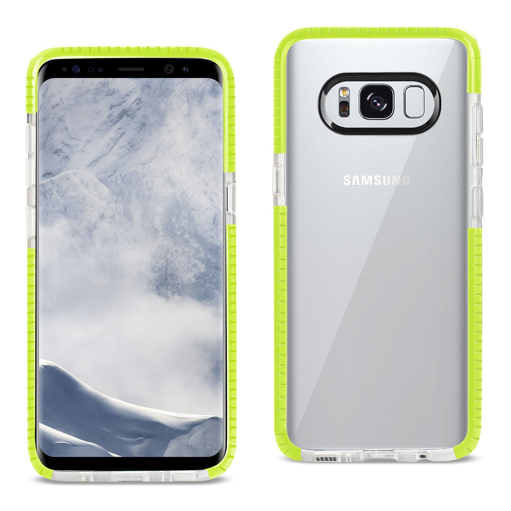 Reiko Samsung Galaxy S8 Edge /S8+ /S8+/ S8 Plus Soft Transparent TPU Case in Clear Green | MaxStrata