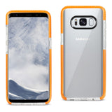 Reiko Samsung Galaxy S8 Edge /S8+ /S8+/ S8 Plus Soft Transparent TPU Case in Clear Orange | MaxStrata