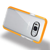 Reiko Samsung Galaxy S8 Edge /S8+ /S8+/ S8 Plus Soft Transparent TPU Case in Clear Orange | MaxStrata