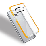 Reiko Samsung Galaxy S8 Edge /S8+ /S8+/ S8 Plus Soft Transparent TPU Case in Clear Orange | MaxStrata