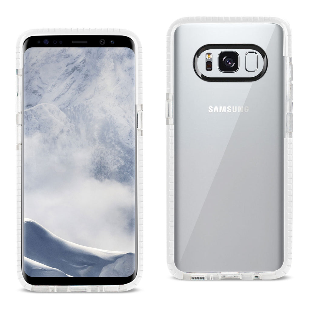 Reiko Samsung Galaxy S8 Edge /S8+ /S8+/ S8 Plus Soft Transparent TPU Case in Clear White | MaxStrata