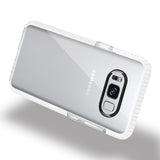Reiko Samsung Galaxy S8 Edge /S8+ /S8+/ S8 Plus Soft Transparent TPU Case in Clear White | MaxStrata