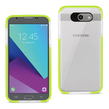 Reiko Samsung Galaxy J7 V (2017) Soft Transparent TPU Case in Clear Green | MaxStrata