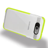 Reiko Samsung Galaxy J7 V (2017) Soft Transparent TPU Case in Clear Green | MaxStrata