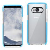 Reiko Samsung Galaxy S8/ SM Soft Transparent TPU Case in Clear Blue | MaxStrata