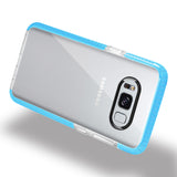 Reiko Samsung Galaxy S8/ SM Soft Transparent TPU Case in Clear Blue | MaxStrata