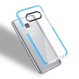 Reiko Samsung Galaxy S8/ SM Soft Transparent TPU Case in Clear Blue | MaxStrata
