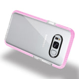 Reiko Samsung Galaxy S8/ SM Soft Transparent TPU Case in Clear Pink | MaxStrata