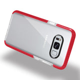 Reiko Samsung Galaxy S8/ SM Soft Transparent TPU Case in Clear Red | MaxStrata