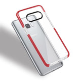 Reiko Samsung Galaxy S8/ SM Soft Transparent TPU Case in Clear Red | MaxStrata