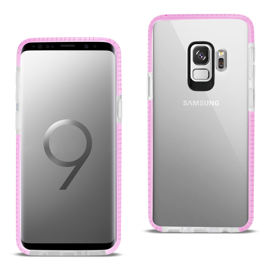 Reiko Samsung Galaxy S9 Soft Transparent TPU Case in Clear Pink | MaxStrata