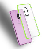 Reiko Samsung Galaxy S9 Plus Soft Transparent TPU Case in Clear Green | MaxStrata