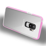 Reiko Samsung Galaxy S9 Plus Soft Transparent TPU Case in Clear Pink | MaxStrata