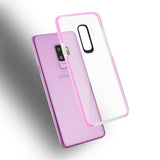 Reiko Samsung Galaxy S9 Plus Soft Transparent TPU Case in Clear Pink | MaxStrata