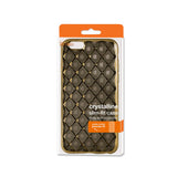 Reiko iPhone 6S Plus Flexible 3D Rhombus Pattern TPU Case with Shiny Frame in Black | MaxStrata