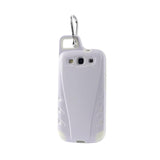 Reiko Samsung Galaxy S3 Dropproof Workout Hybrid Case with Hook in White | MaxStrata