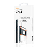 Reiko Samsung Galaxy S8/ SM Transparent Bumper Case with Kickstand in Clear Black | MaxStrata