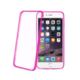 Reiko iPhone 6 Plus/ 6S Plus Clear Back Frame Bumper Case in Pink | MaxStrata
