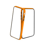 Reiko iPhone 6 Bumper Case with Tempered Glass Screen Protector in Orange | MaxStrata