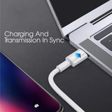 Reiko 36W PD Dual Ports Travel Car Charger Adapter Fast Charging with USB-C to 8 Pin Cable