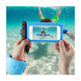 Reiko Waterproof Case for 4.7 Inches Devices with Floating Adjustable Wrist Strap in Blue | MaxStrata