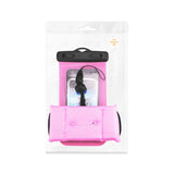 Reiko Waterproof Case for 4.7 Inches Devices with Floating Adjustable Wrist Strap in Hot Pink | MaxStrata