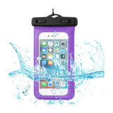 Reiko Waterproof Case for 4.7 Inches Devices with Floating Adjustable Wrist Strap in Purple | MaxStrata