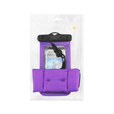 Reiko Waterproof Case for 4.7 Inches Devices with Floating Adjustable Wrist Strap in Purple | MaxStrata