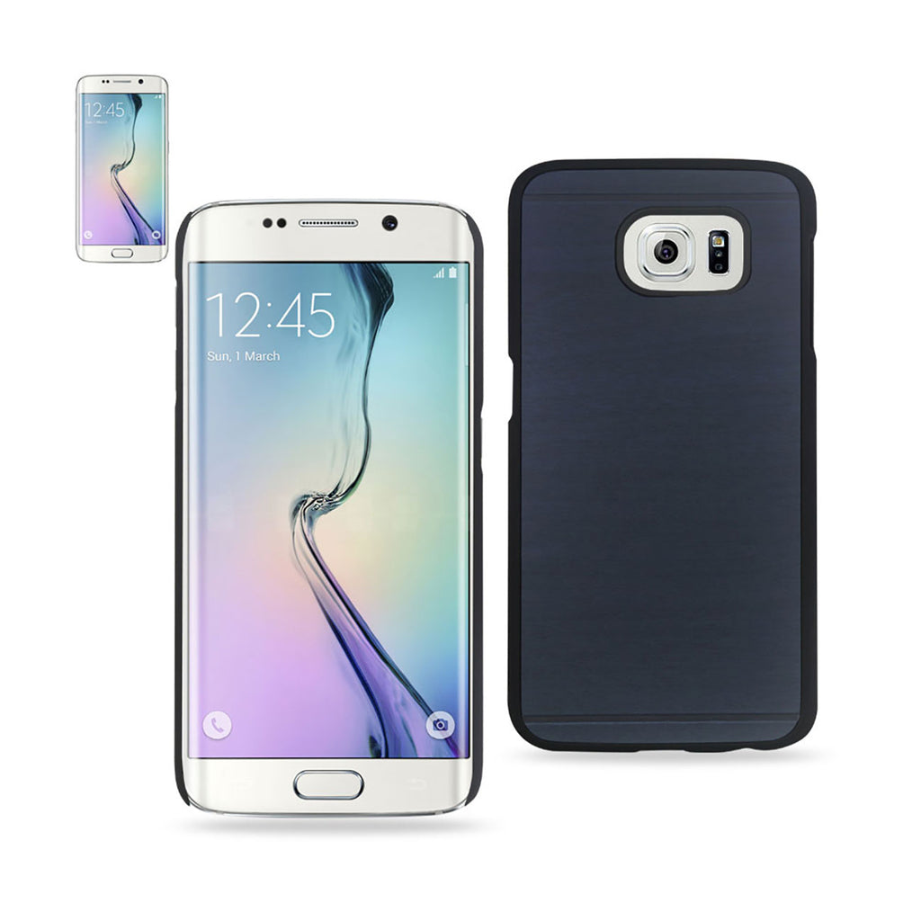 Reiko Samsung Galaxy S6 Edge Wood Pattern Case in Navy | MaxStrata