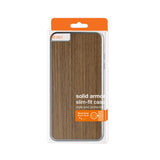 Reiko iPhone 6 Plus Wood Grain Slim Snap On Case in Silver | MaxStrata