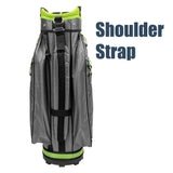 Axglo A211 Lightweight Golf Cart Bag | 15 Full-Length Dividers with Putter Well