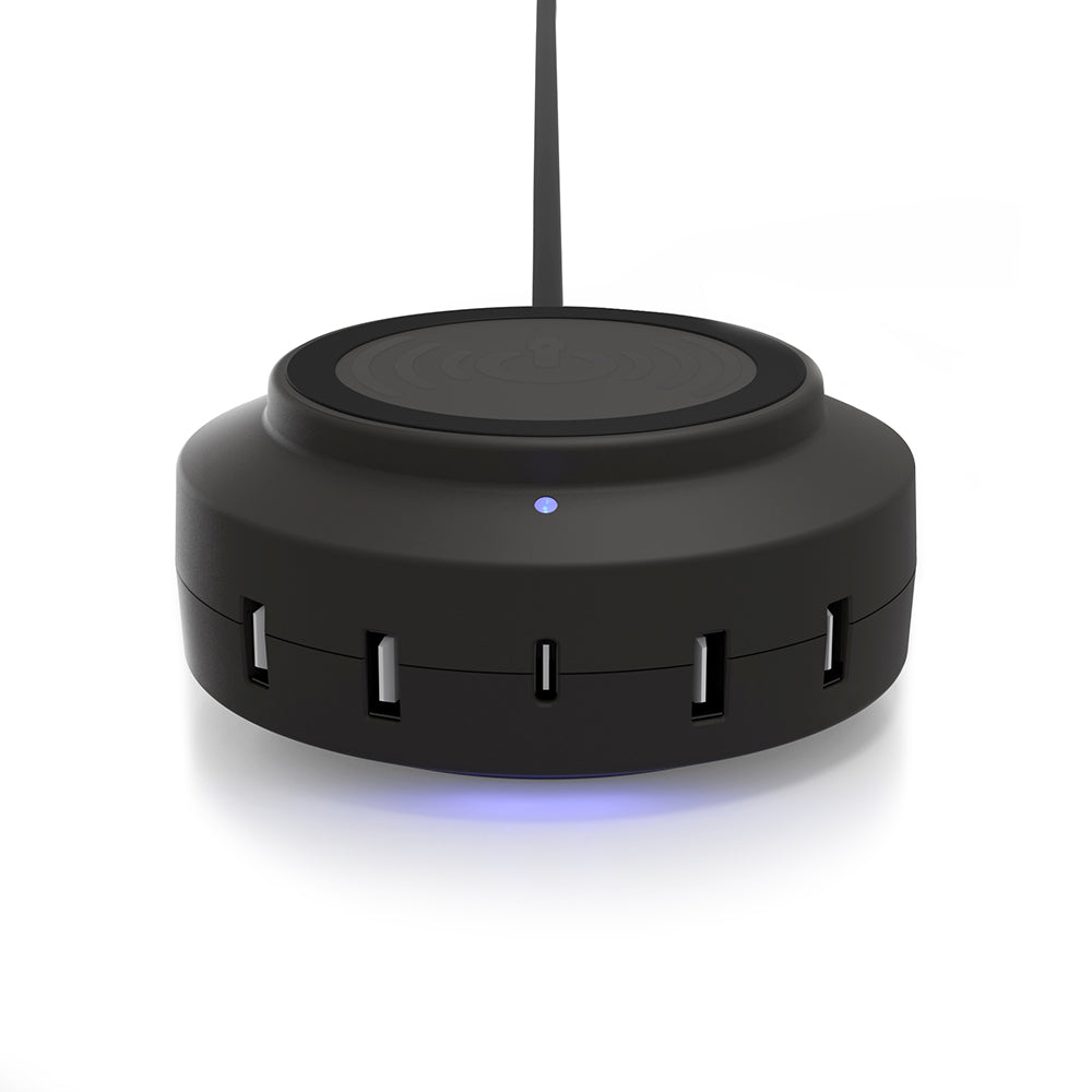 ChargeHub X5+ Elite 3005 - 5-Port USB SuperCharger with Wireless & Type-C | MaxStrata®
